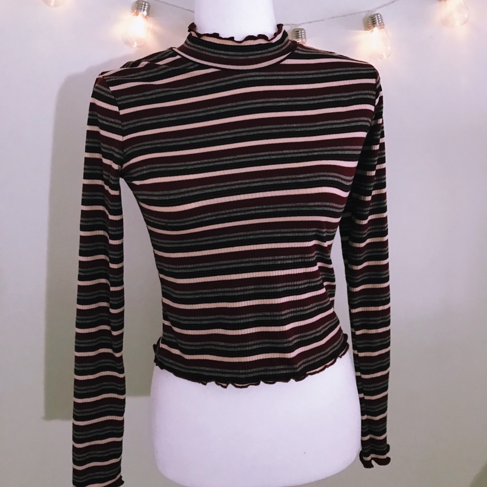 🧡 PacSun striped tee